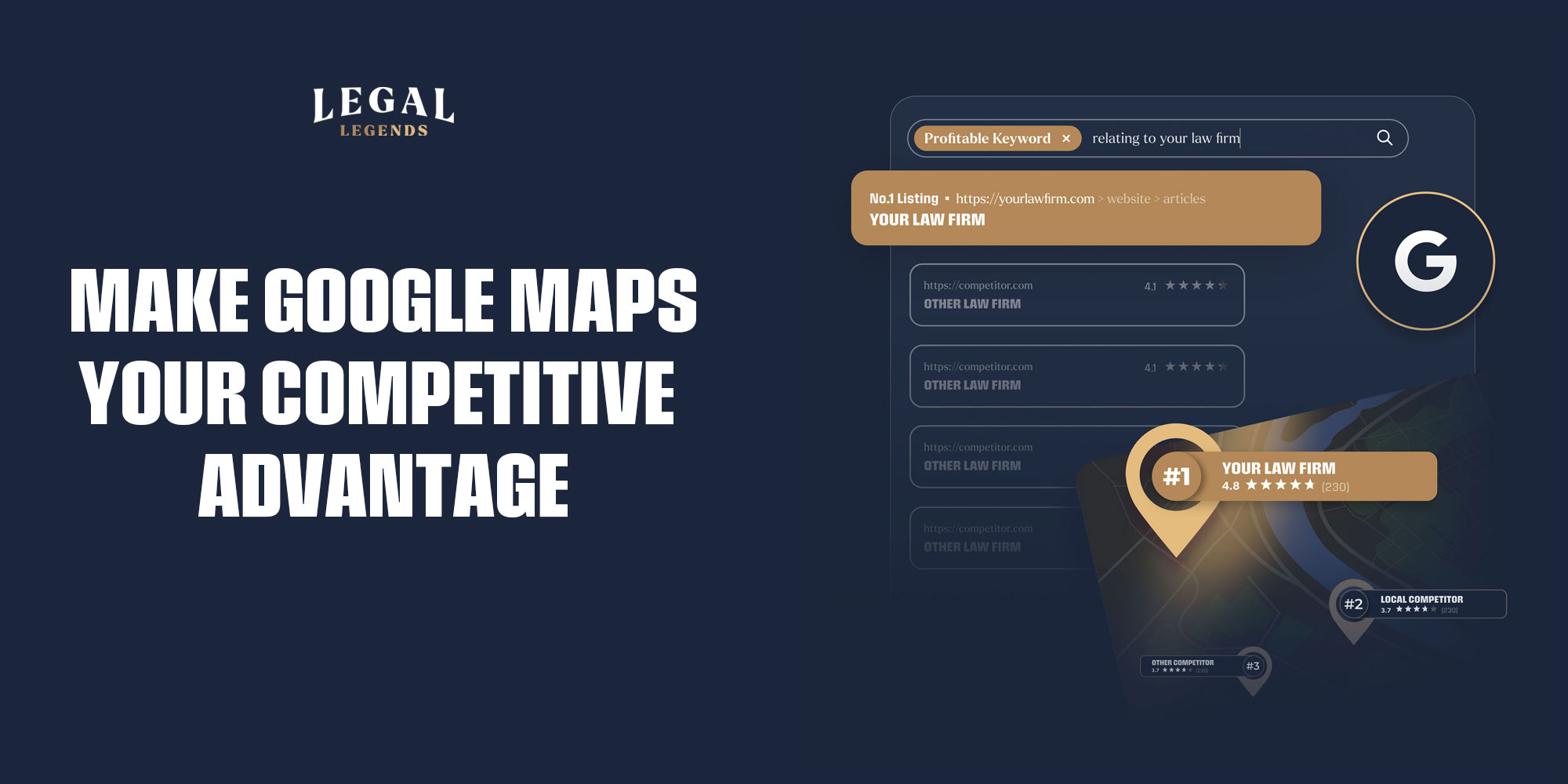 Dominate the Map with Google Local Search: How Legal Legends Wins for Law Firms